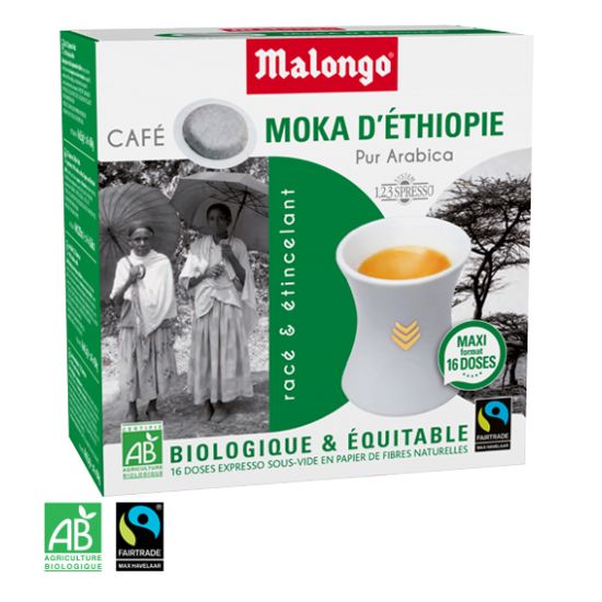 Moka d'Éthiopie 16 Pods